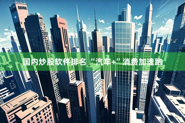 国内炒股软件排名 “汽车+”消费加速跑